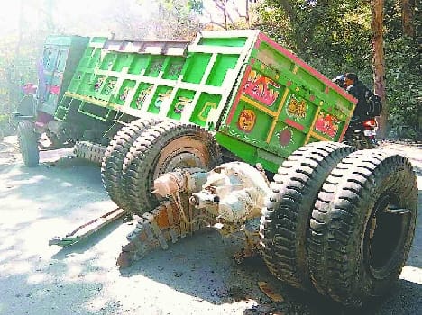 Haiwa collision broken dumper